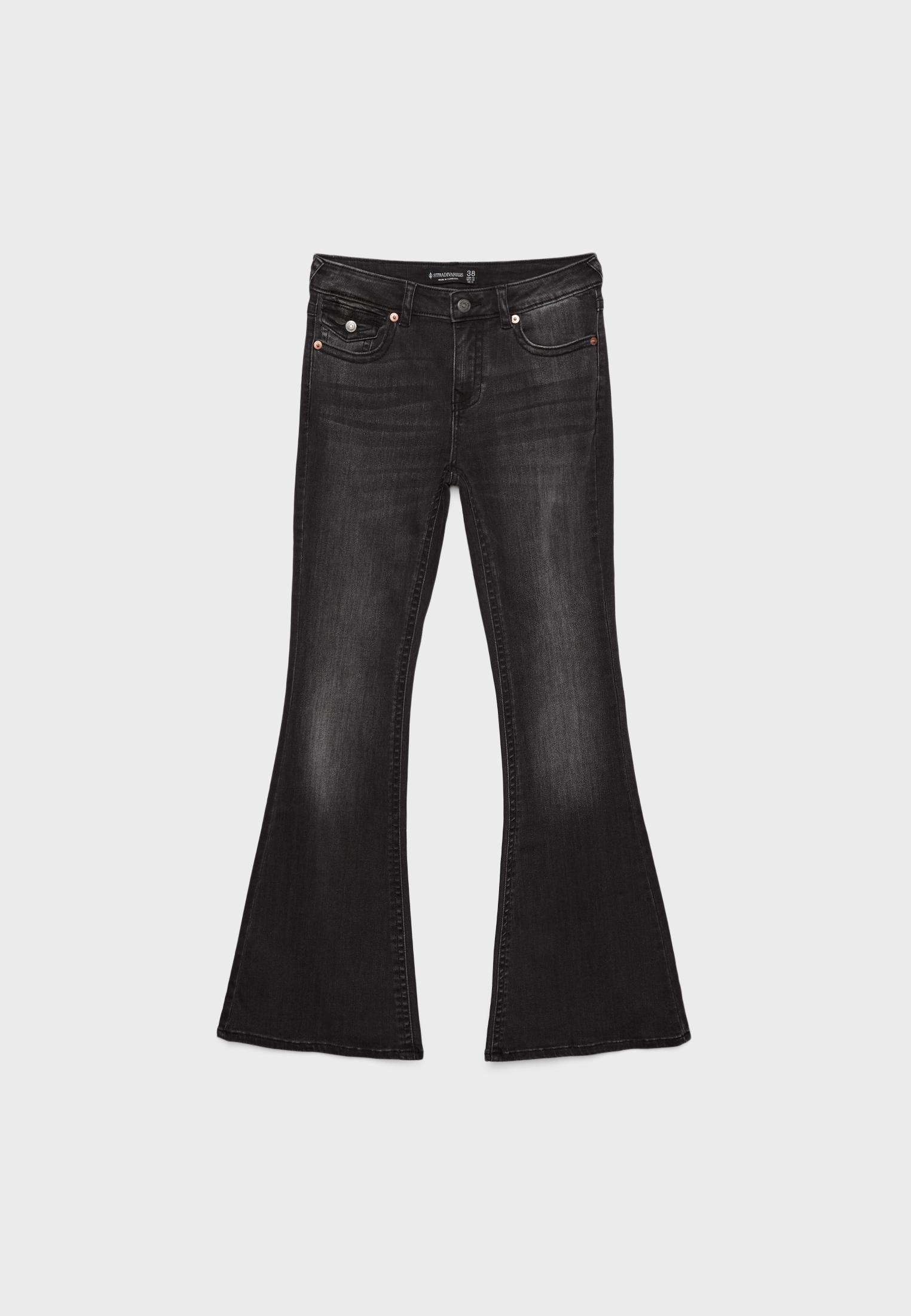 D04 low rise flared jeans