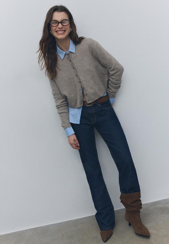 d68 jeans bootcut fit riem