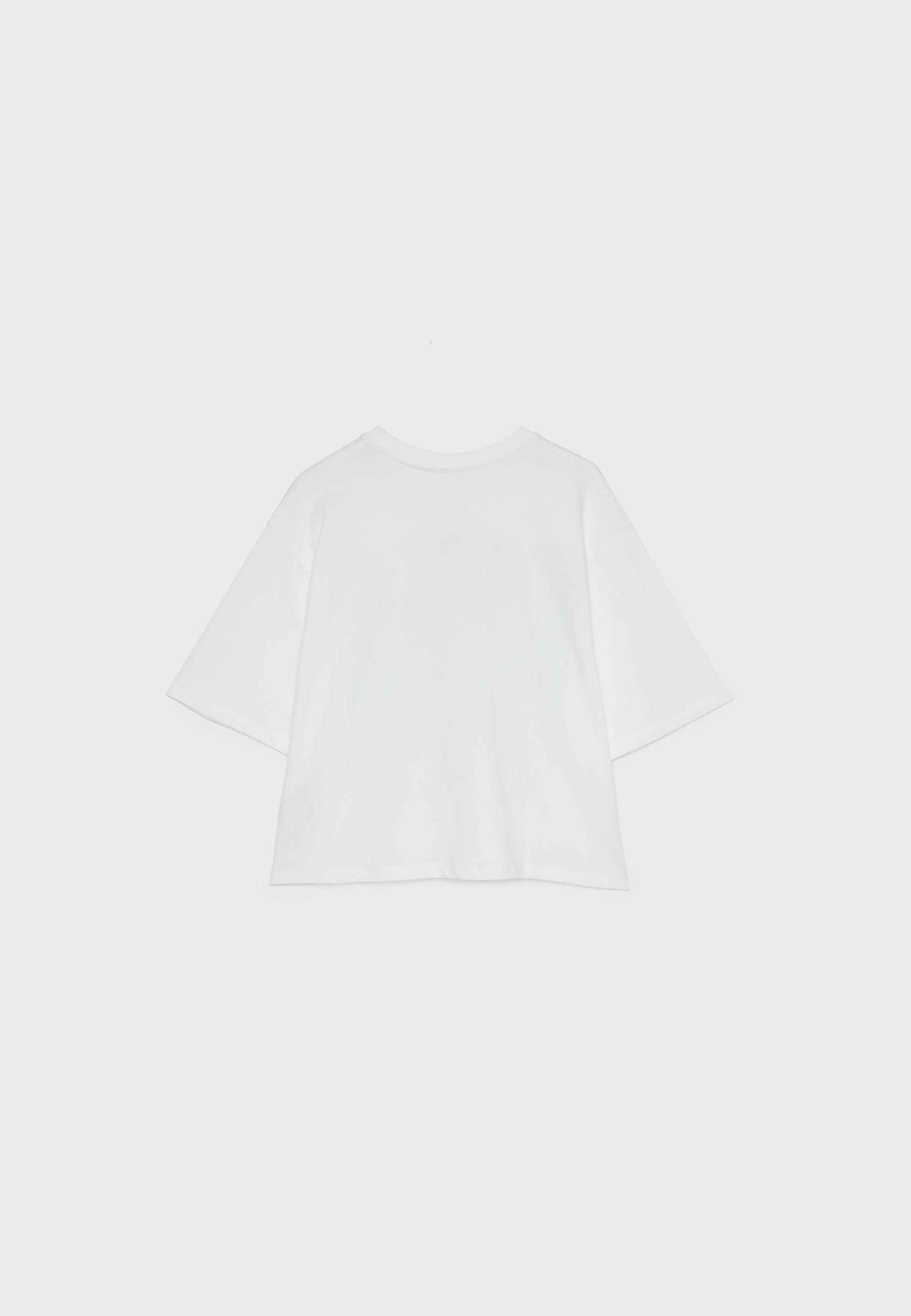 Positional short sleeve T-shirt — Pastel green