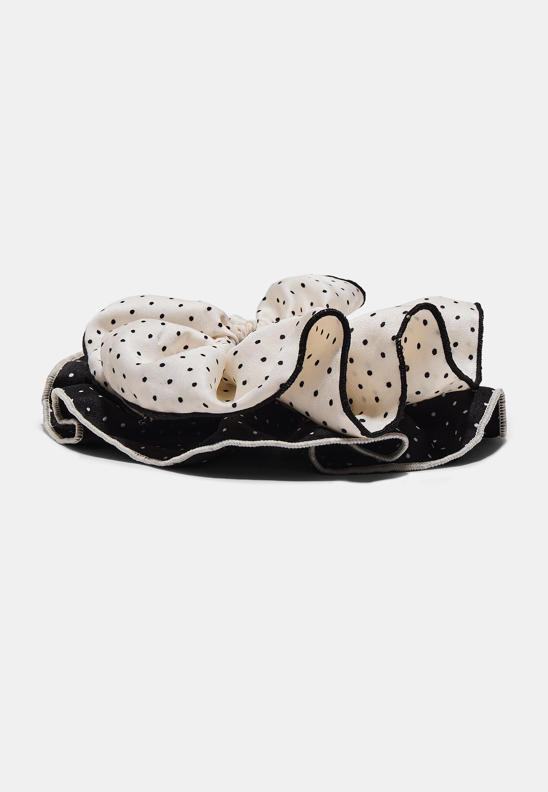 Set of 2 maxi scrunchies — Black