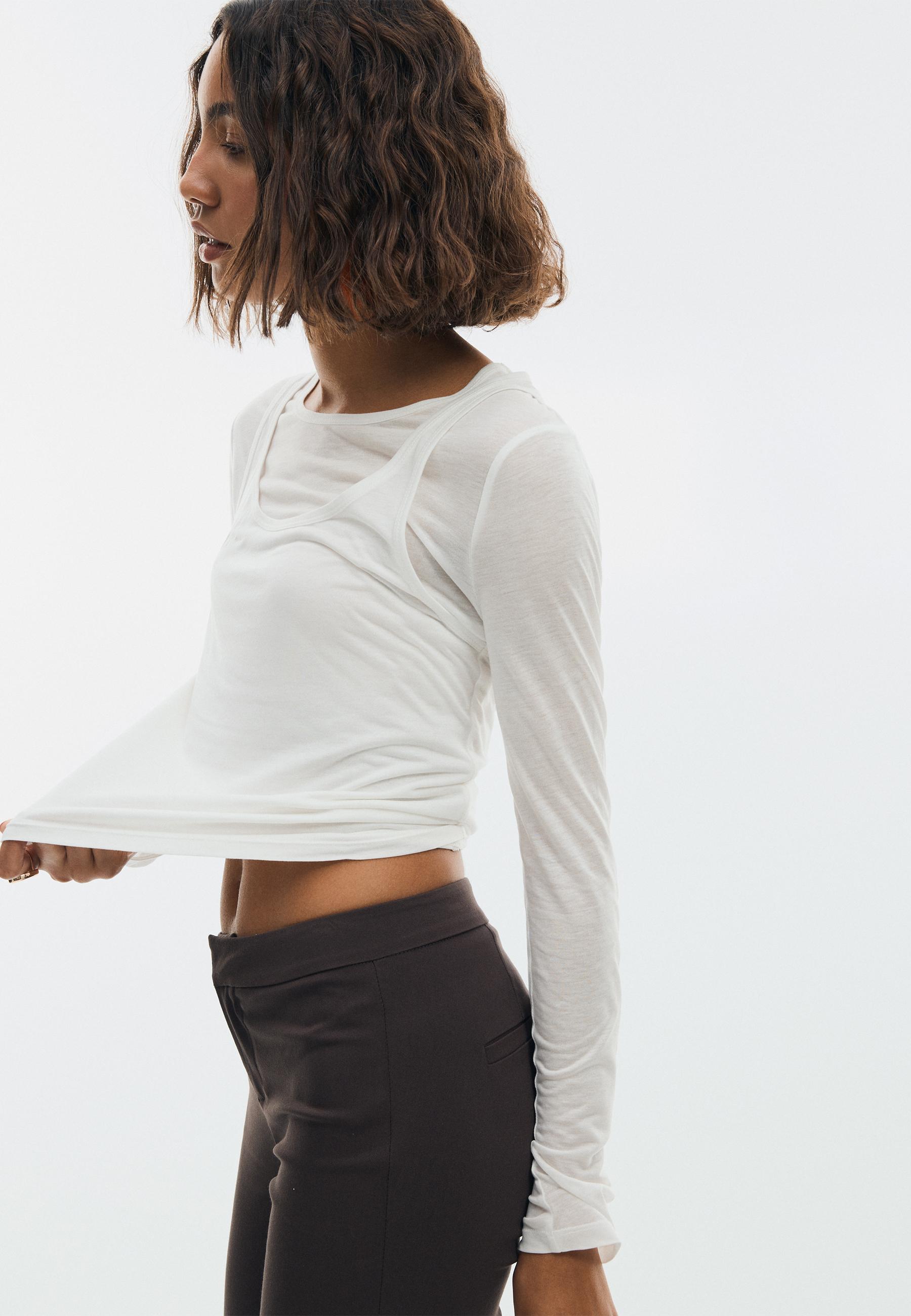 Ecocell double garment T-shirt — White