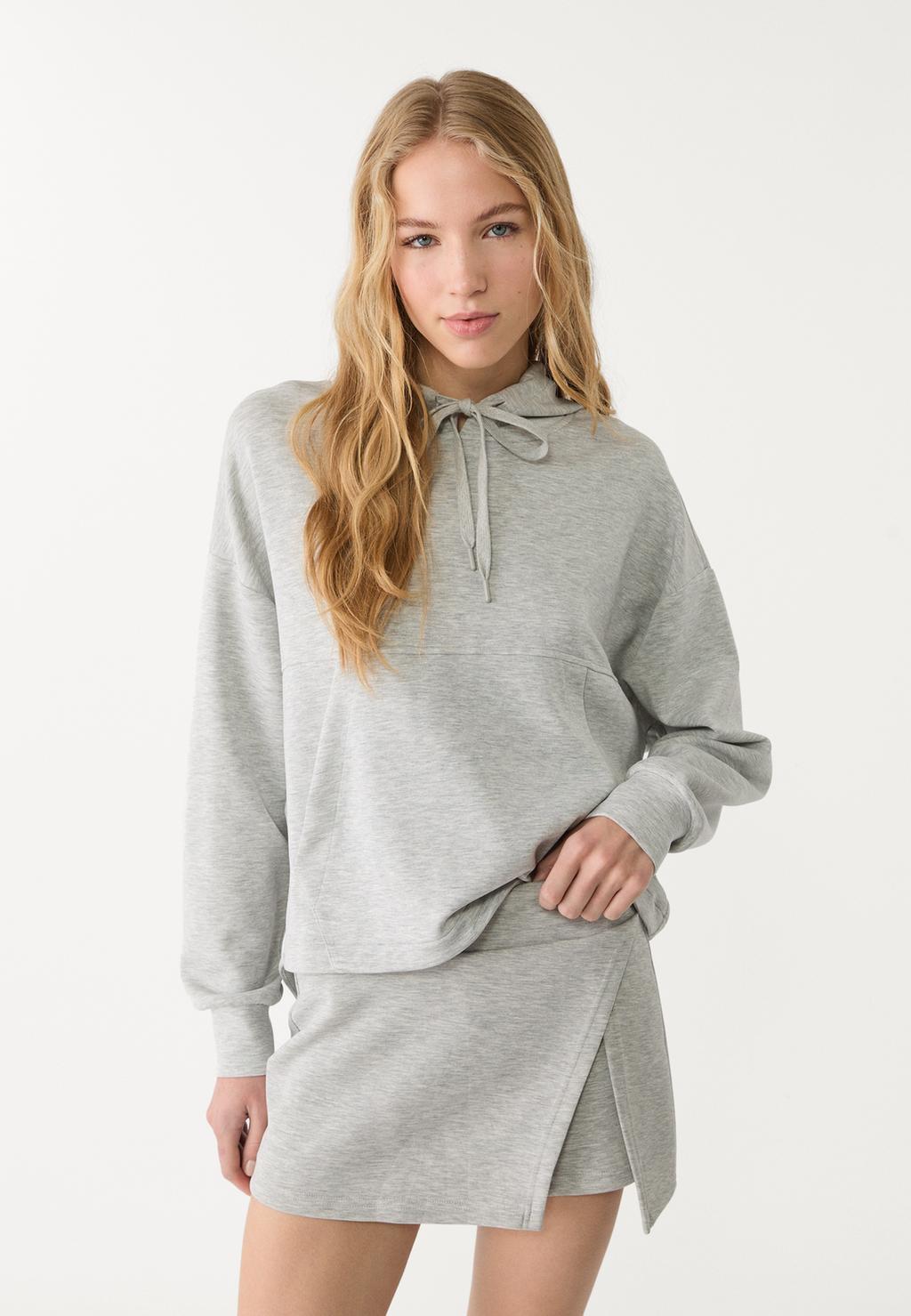 Oversize soft feel sweatshirt