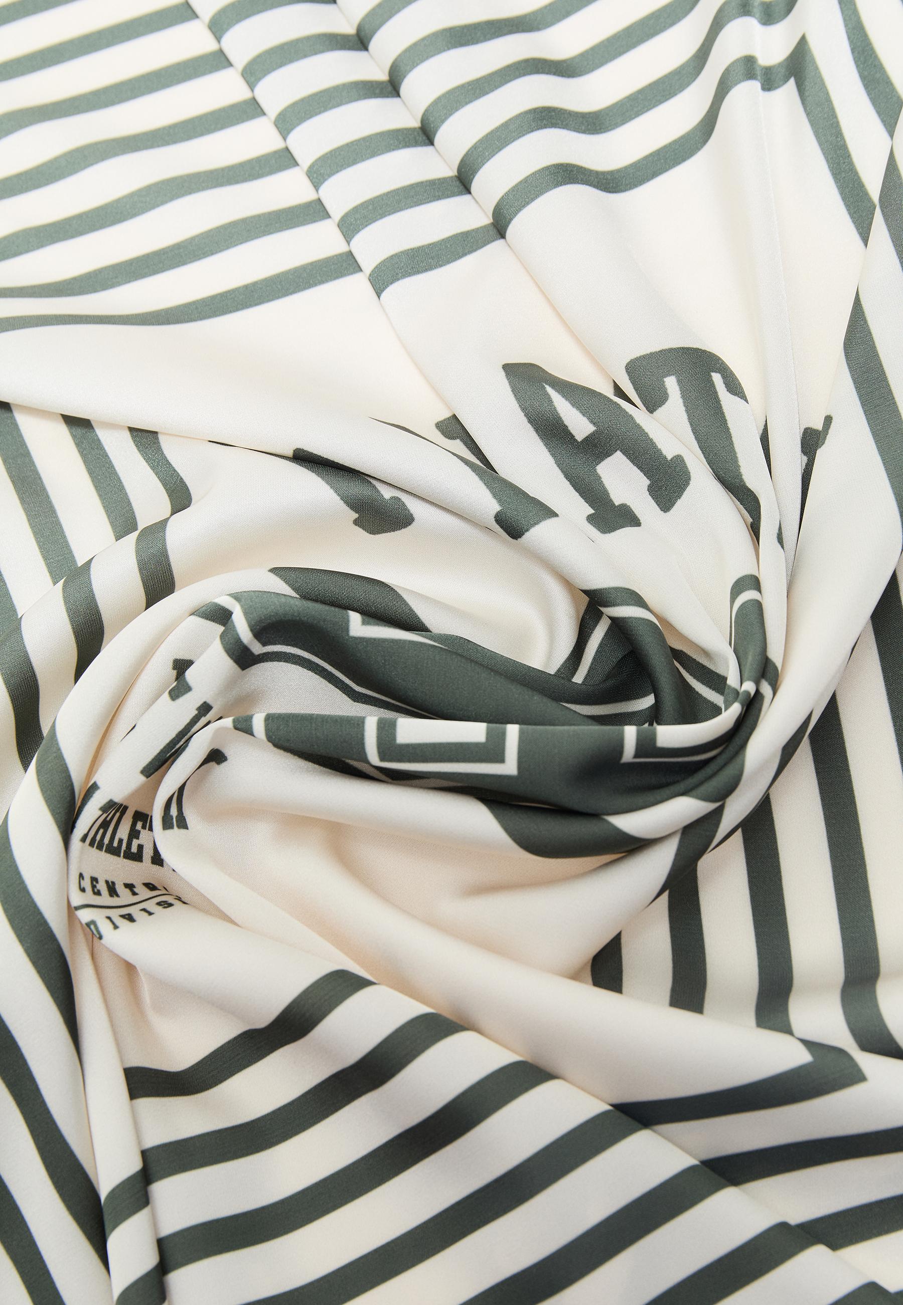 Manhattan striped scarf — Khaki