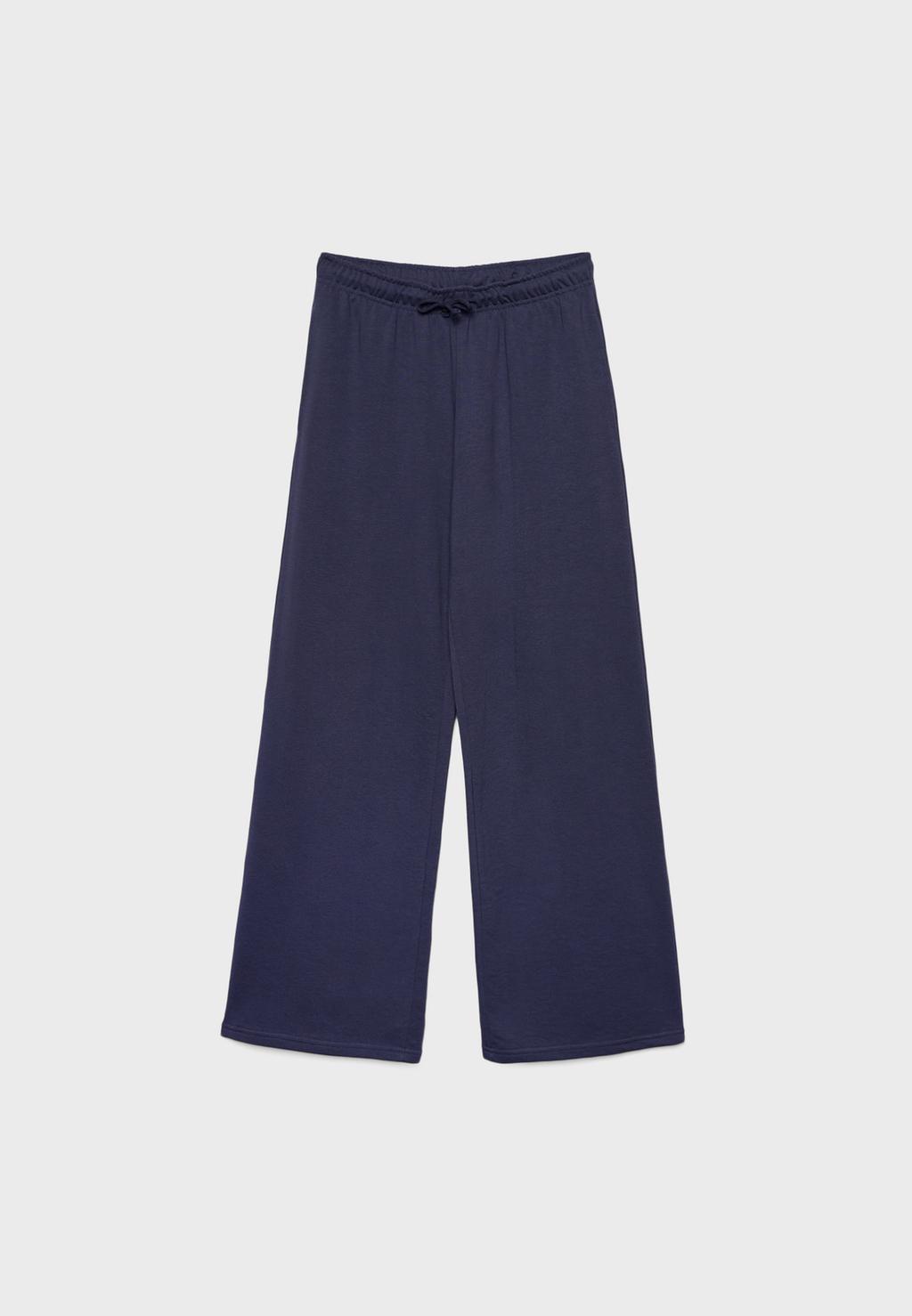 Pantalón jogger wide leg
