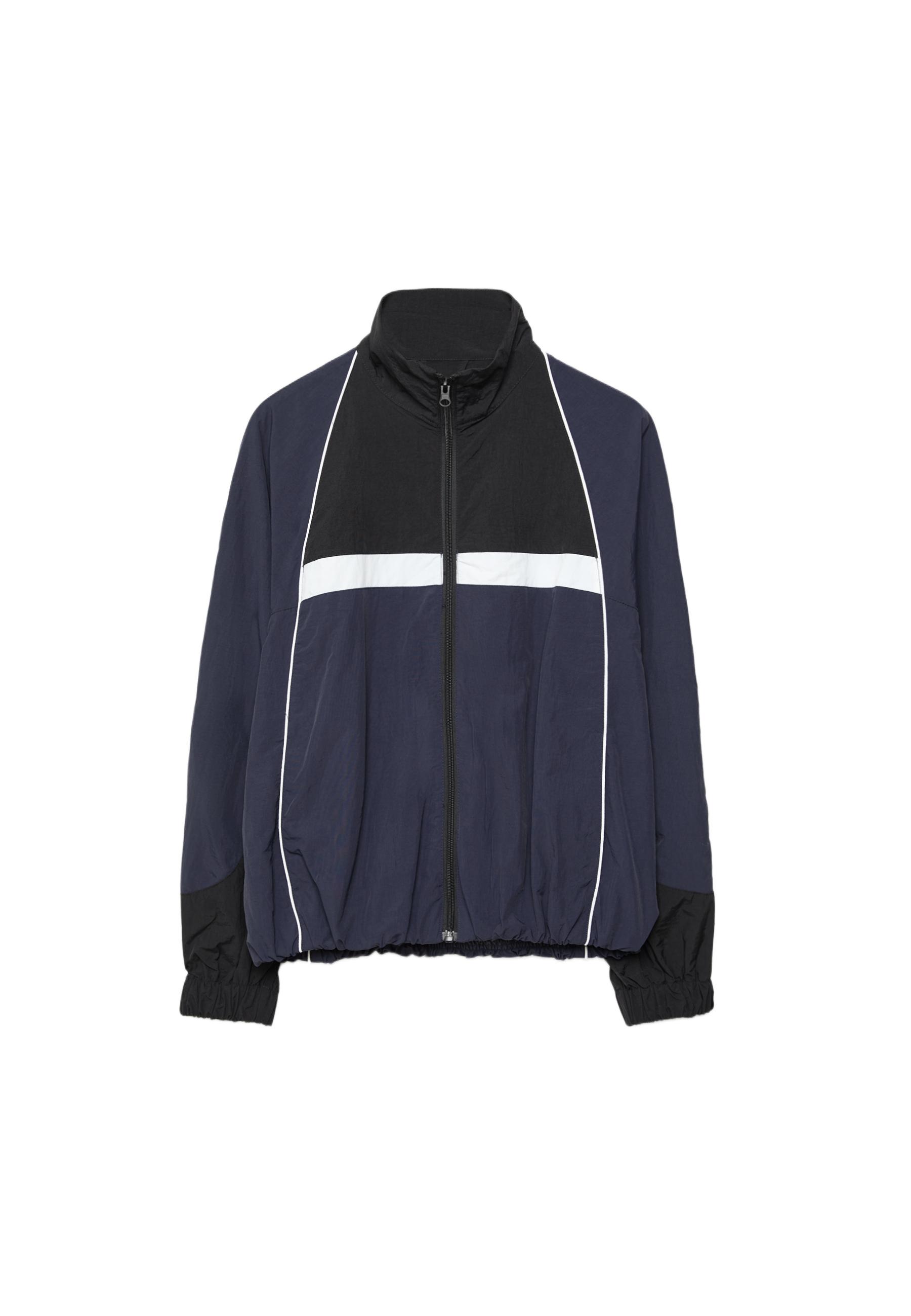 Technical windbreaker jacket — Navy blue