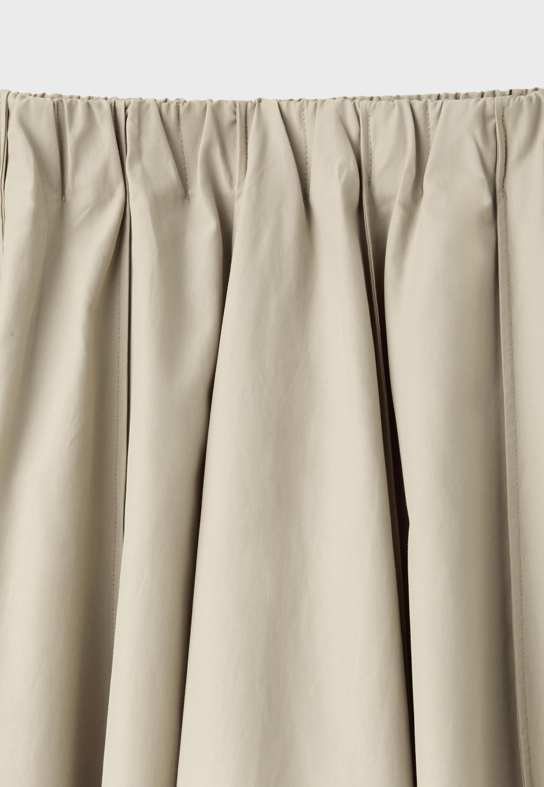 Poplin seam skirt — Beige