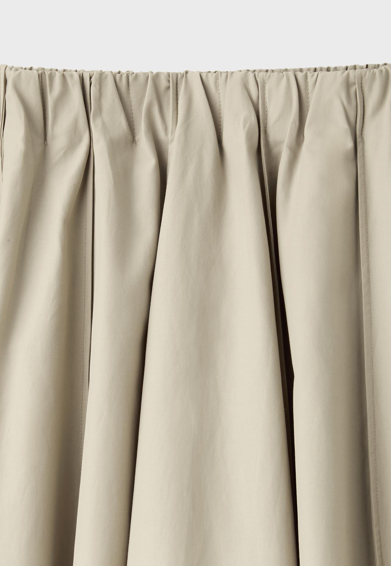 Poplin seam skirt — Beige