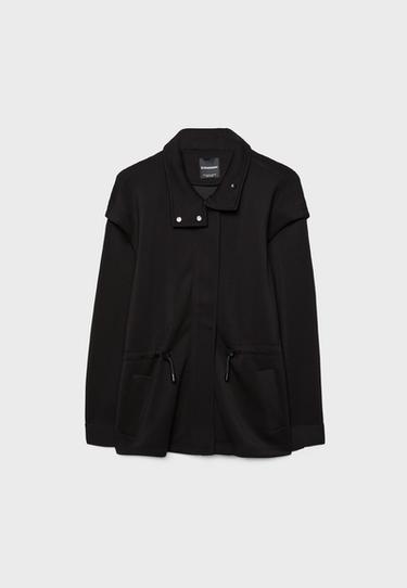 Lightweight adjustable waist jacket — Black 6