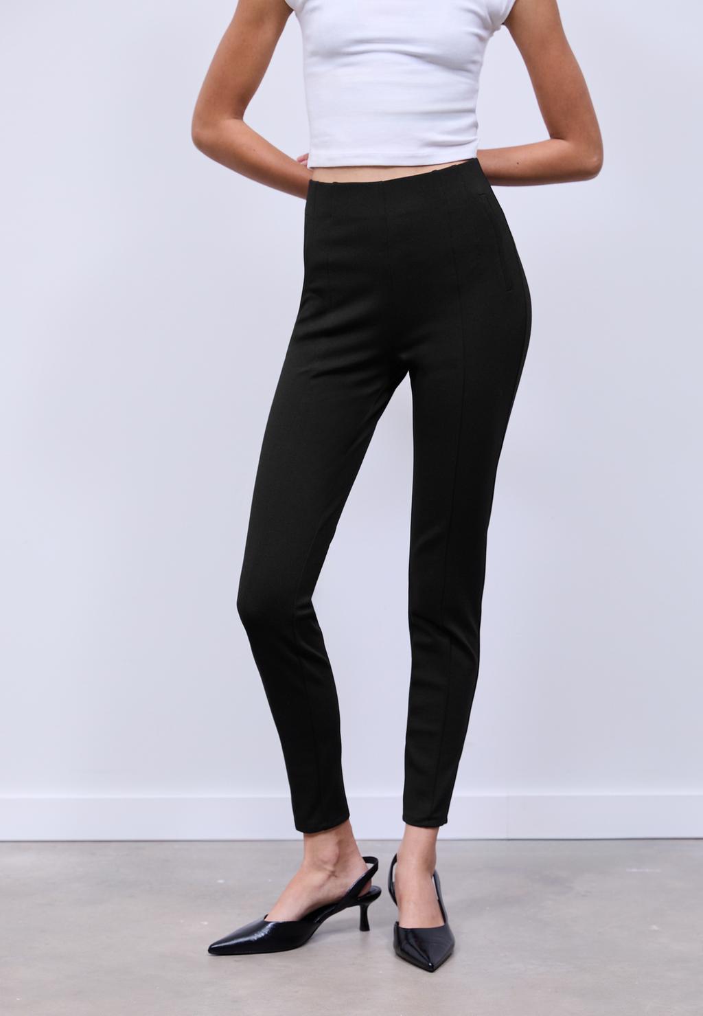 Interlock leggings with cut-out details