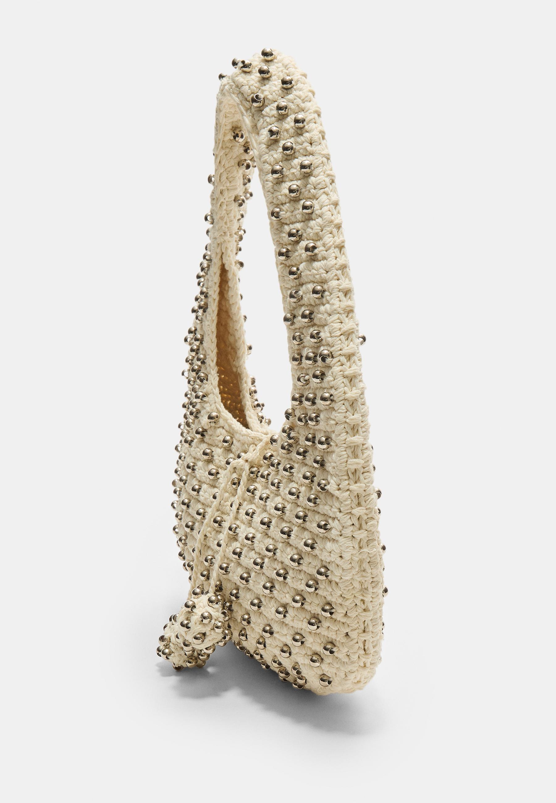 Beaded shoulder bag - Women's fashion | Stradivarius United