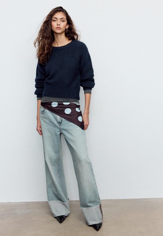 soft touch knitted jumper