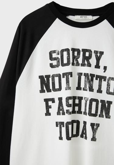 Positional long sleeve raglan T-shirt — Black 9