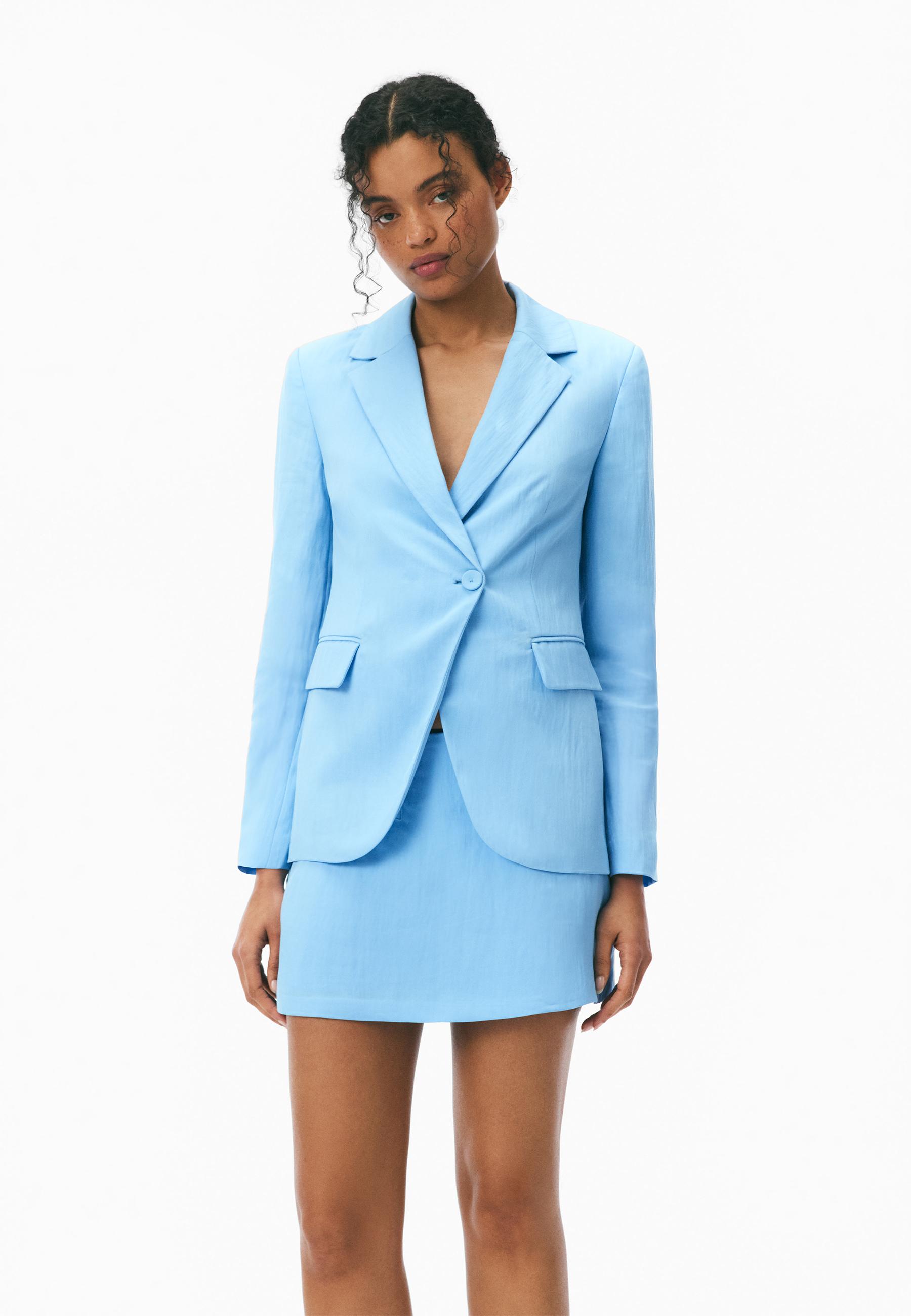 Asymmetric blazer — Royal blue