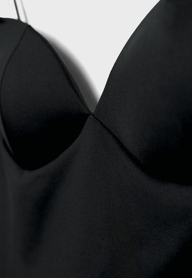 Corsetry-inspired top — Black 9