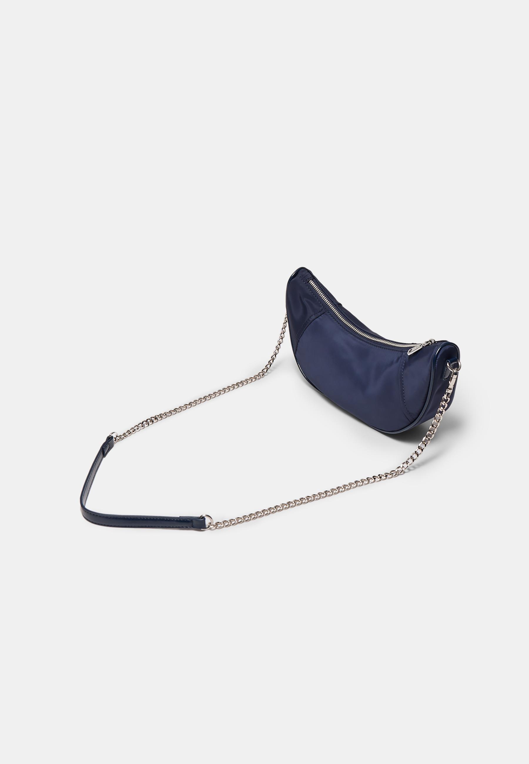 Nylon moon crossbody bag — Navy blue