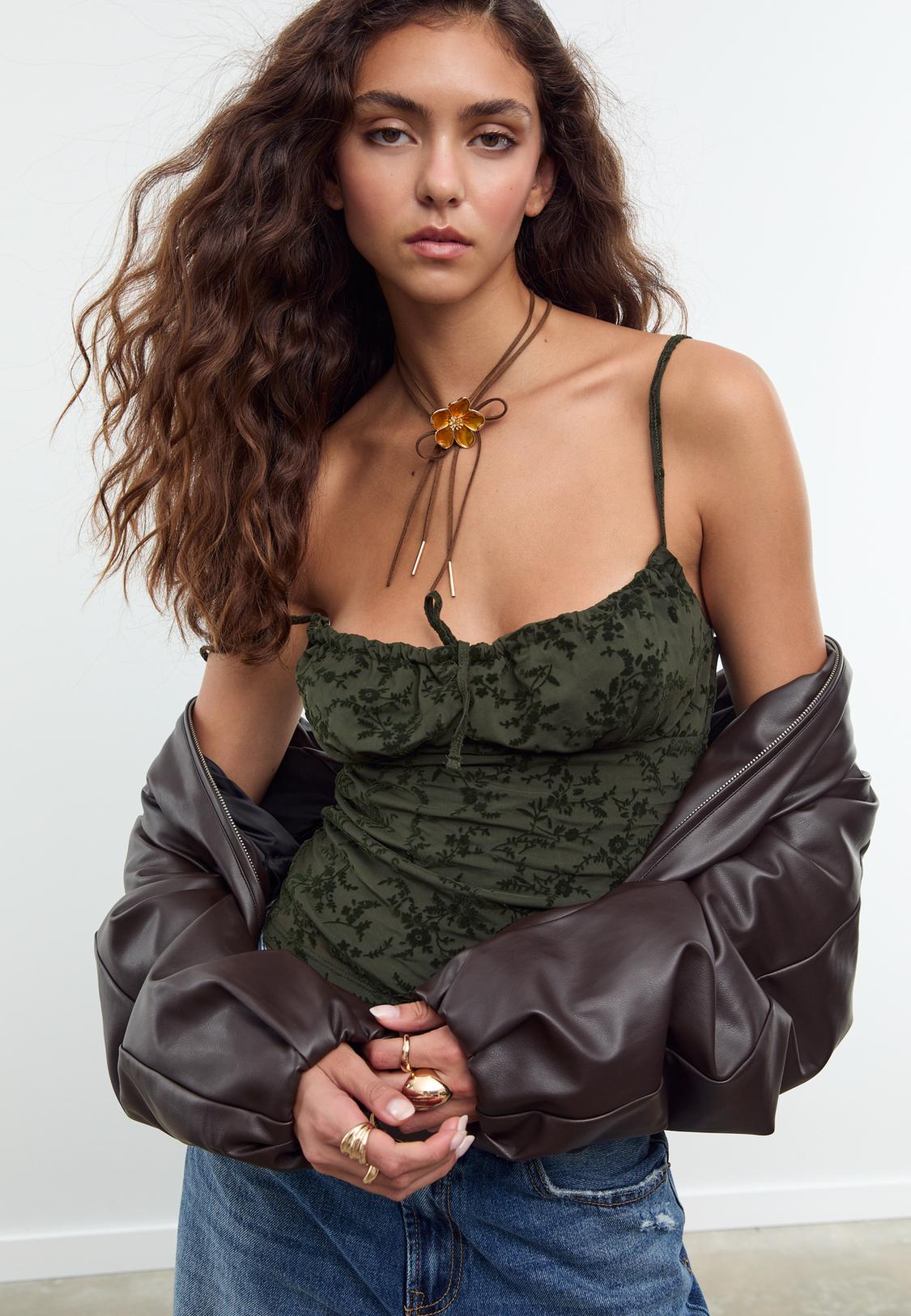 Top à bretelles imprimé T-shirts femme Stradivarius België