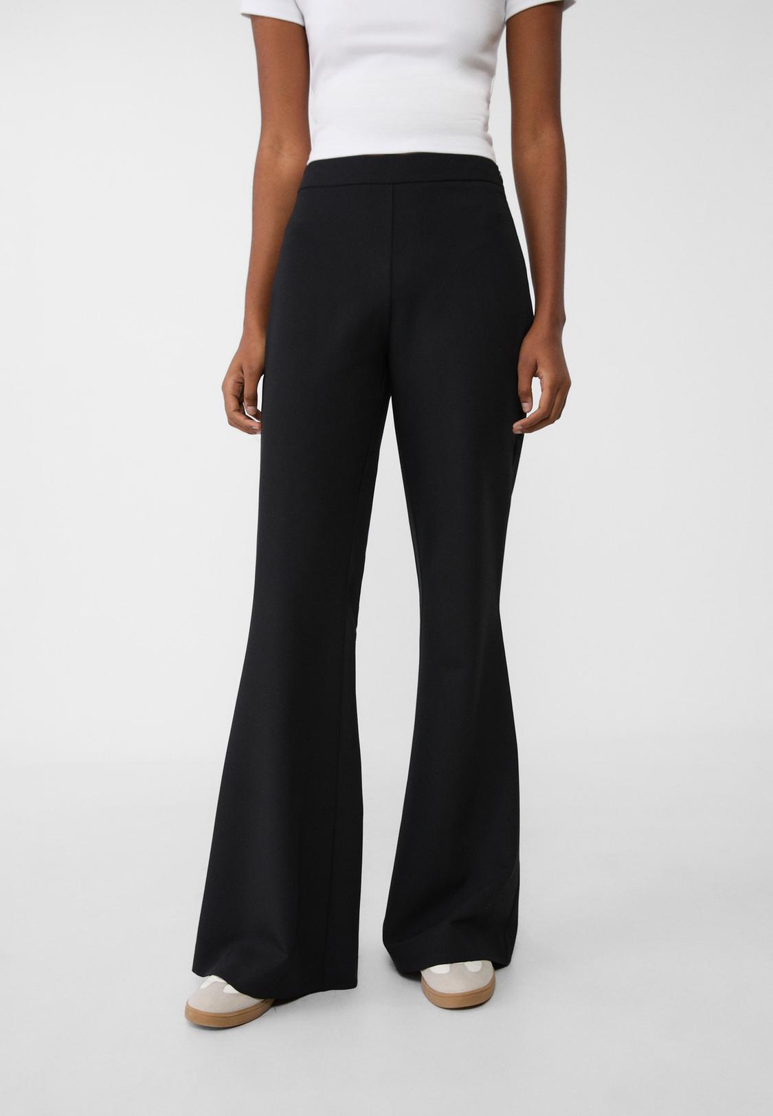 Pants Pantalones Largos Stradivarius Stradivarius Pantalones Largos Campana Pantalon De Vestir