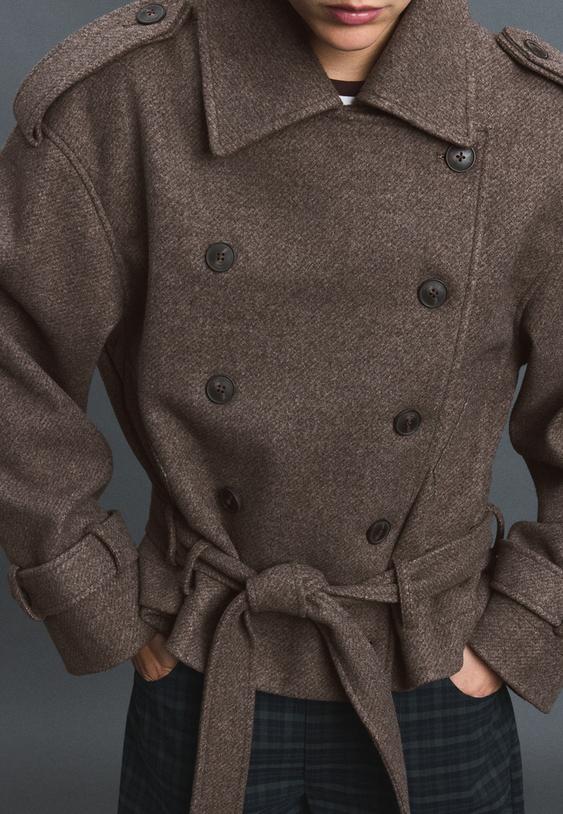 softtouch oversize trench coat