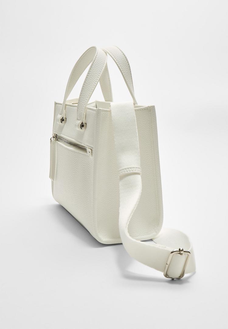 bolso tote cremallera