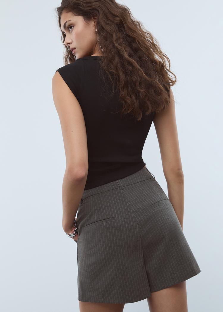 shorts vestir pinzas rayas