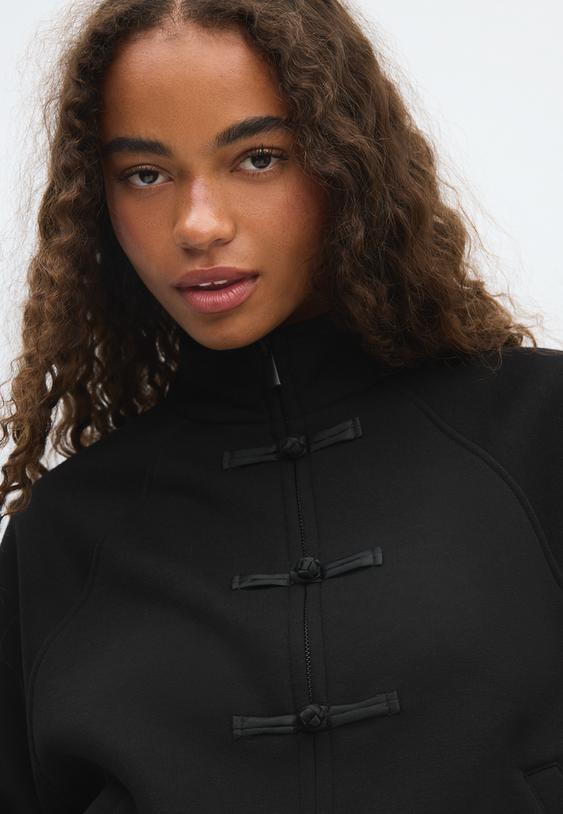 toggle sweatshirt