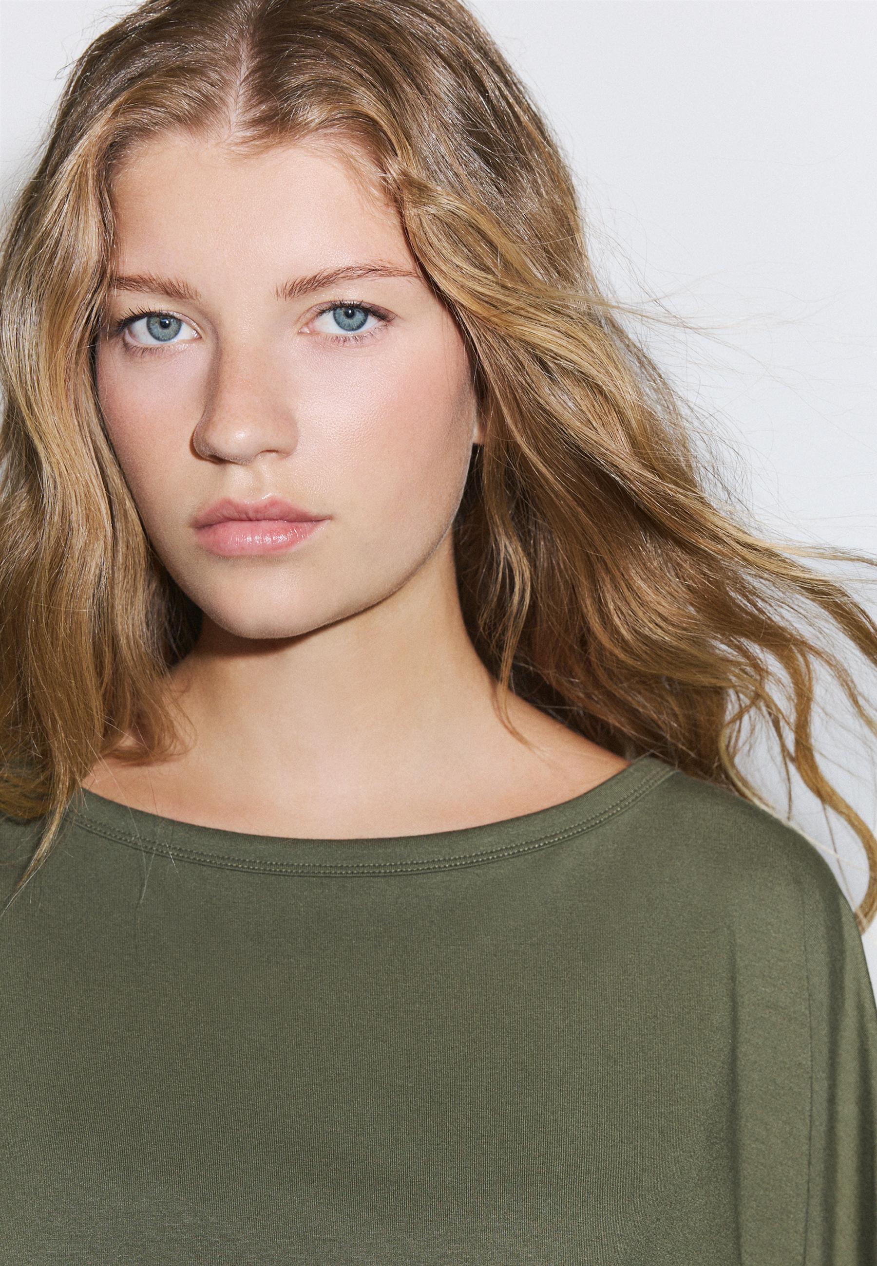 Long sleeve T-shirt — Khaki