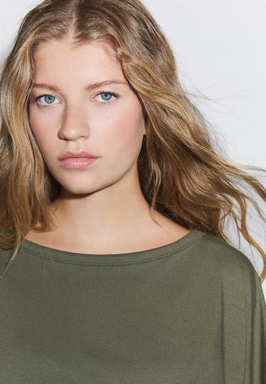 Long sleeve T-shirt — Khaki 4