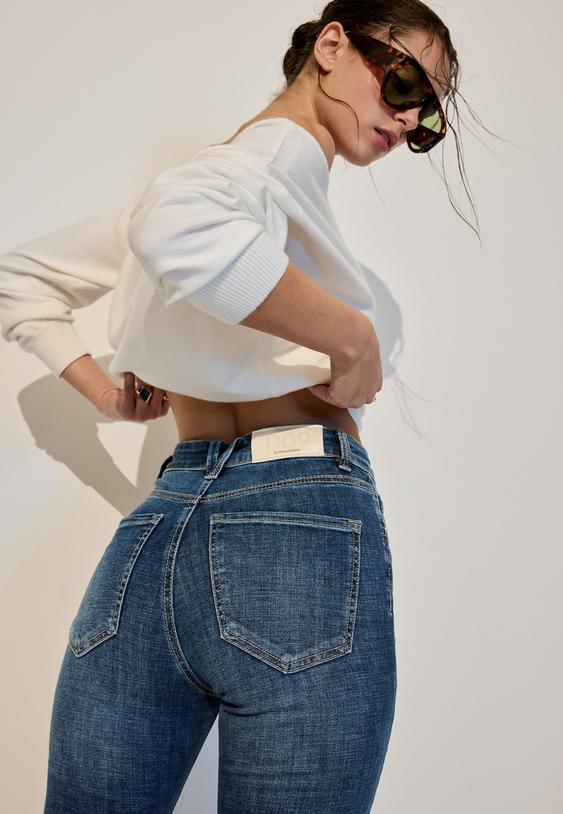 d09 jeans skinny super high waist