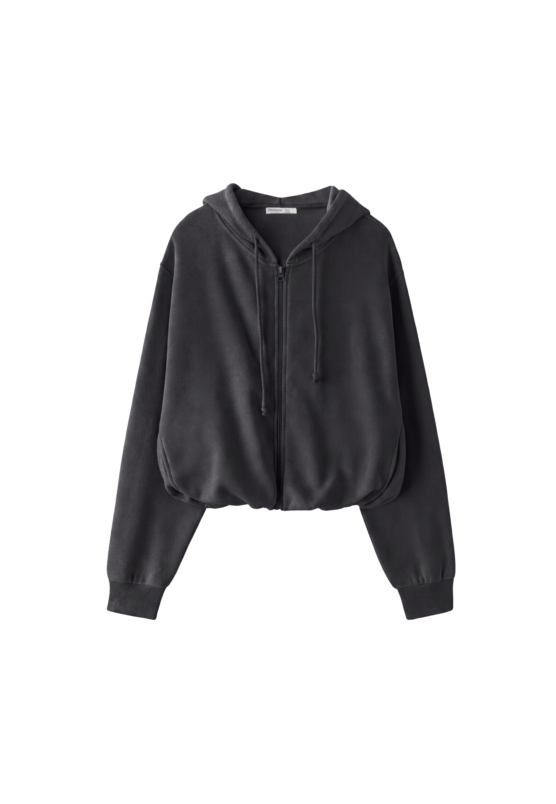 Puffed Sweatshirt — Dark grey (alternate view)