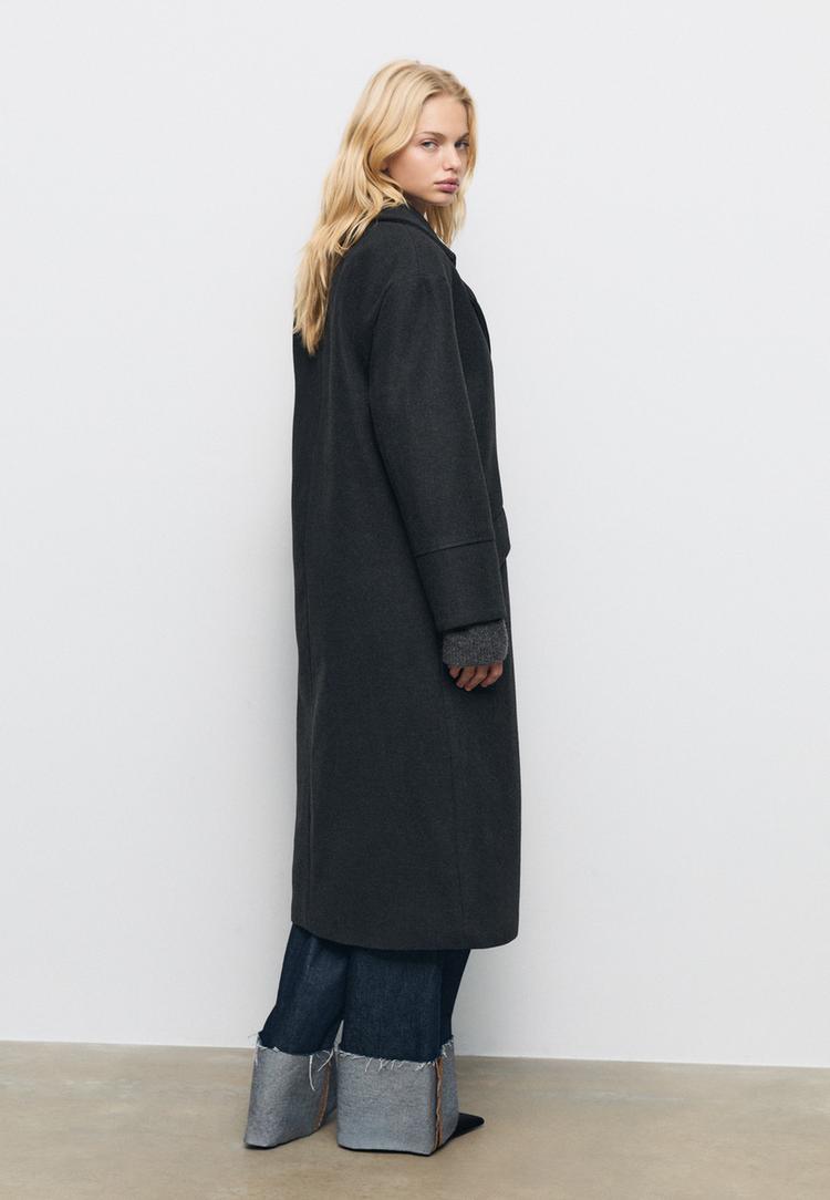oversized jas van zachte stof