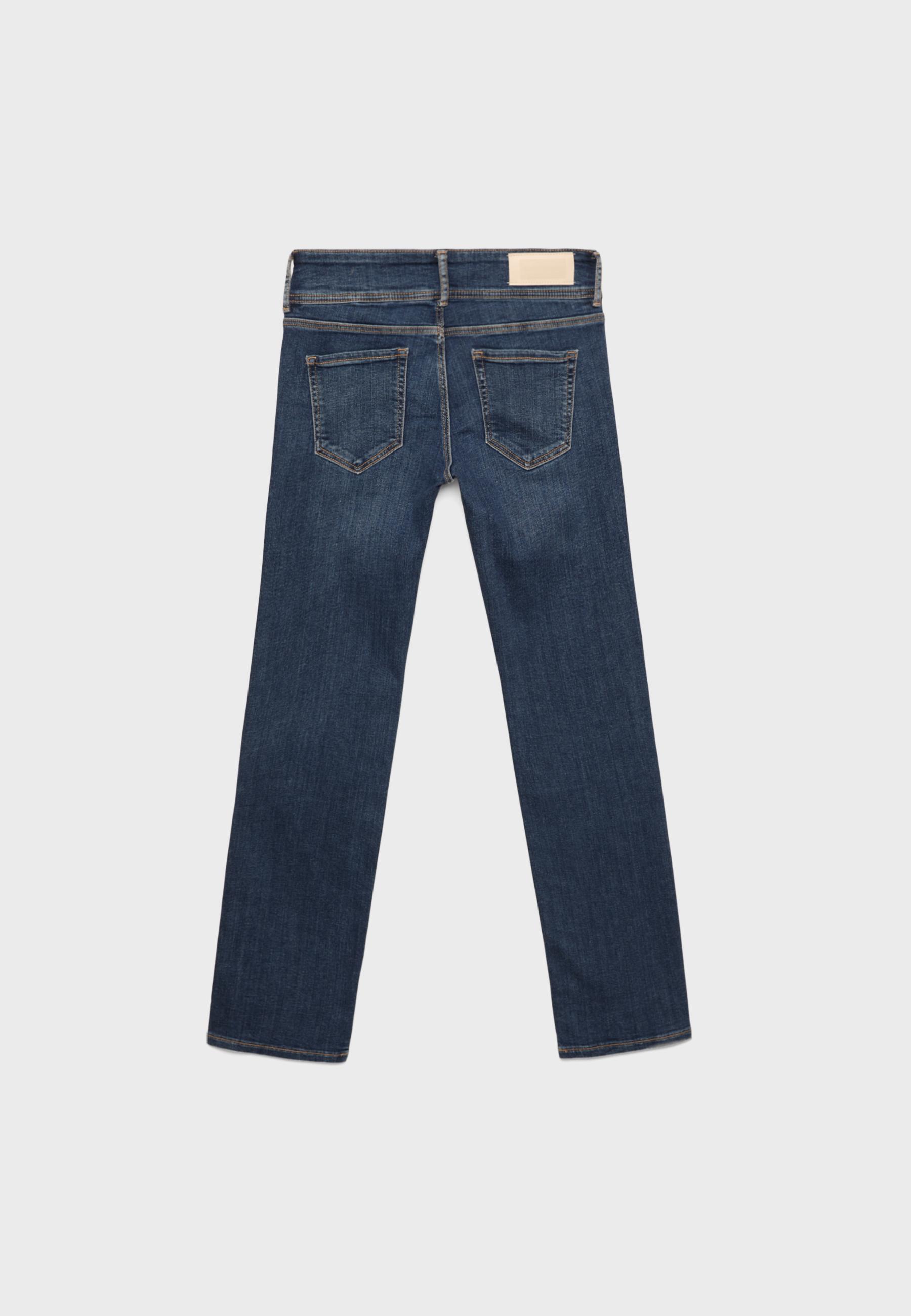Low-rise slim fit jeans — MEDIUM DENIM WASH