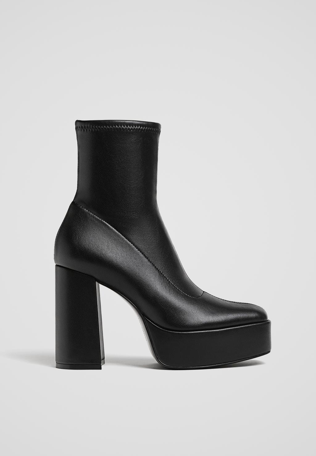 Platform ankle boots