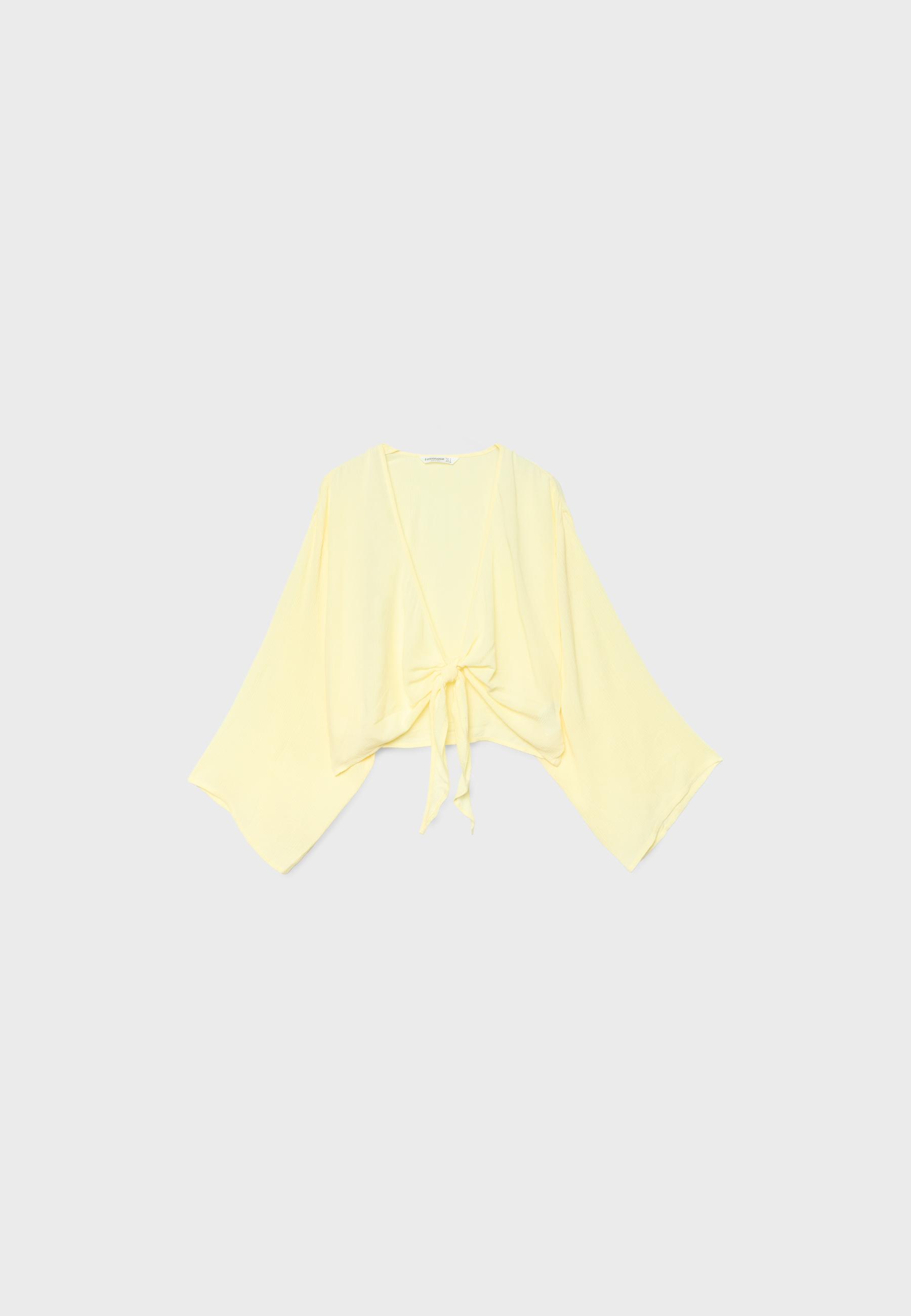Flowing open blouse
