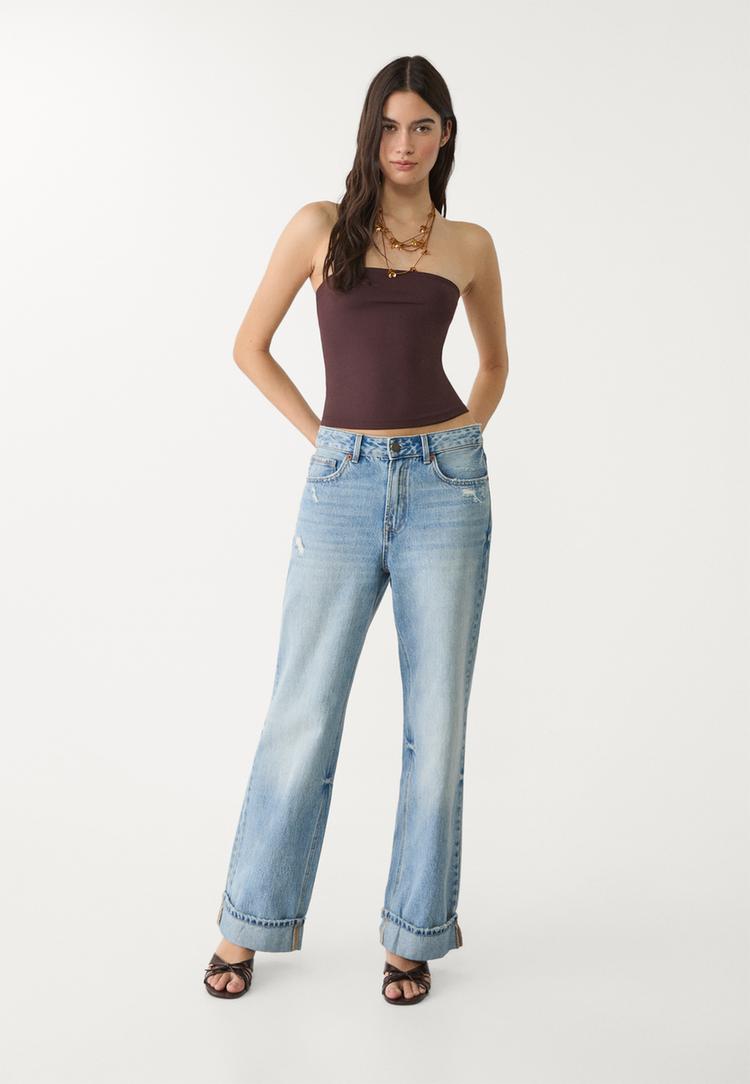 top bandeau poliamida