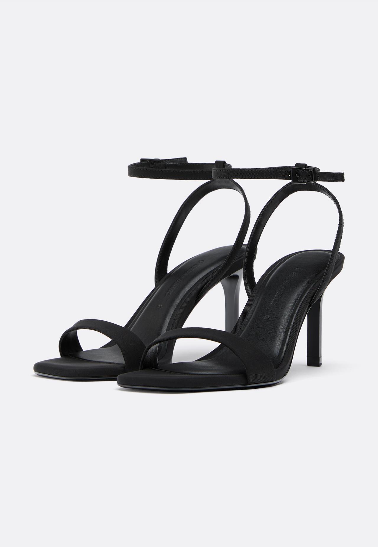Stiletto heel sandals — BLACK 
