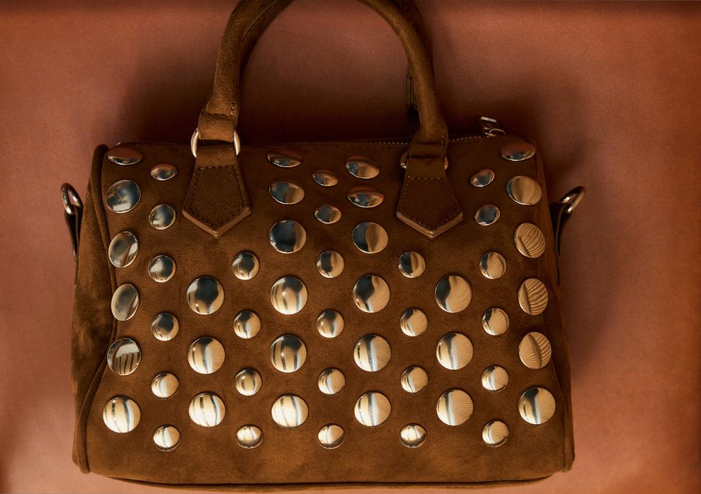 Large studded bowling bag