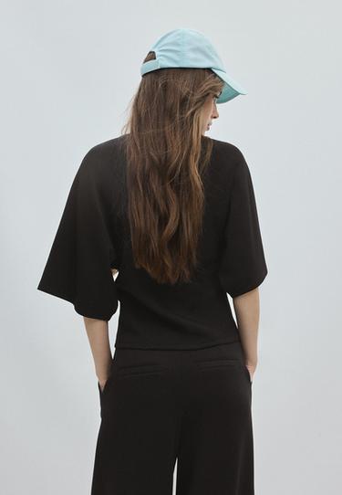 Soft-touch short sleeve T-shirt — Black 5