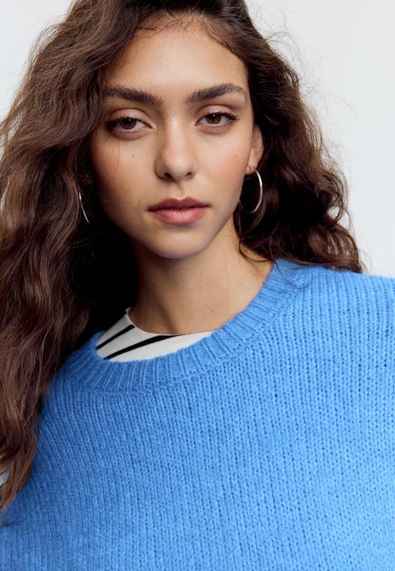 soft touch knitted jumper