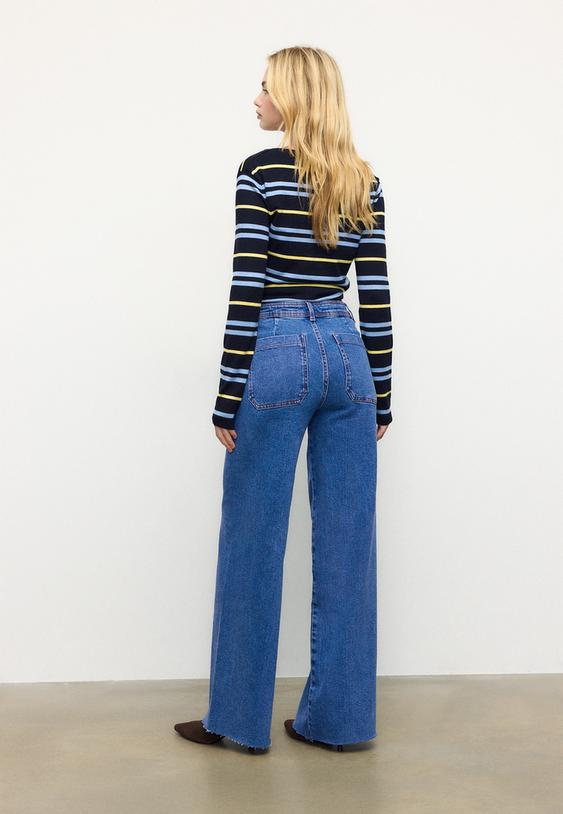 jeans straight fit bolsillos