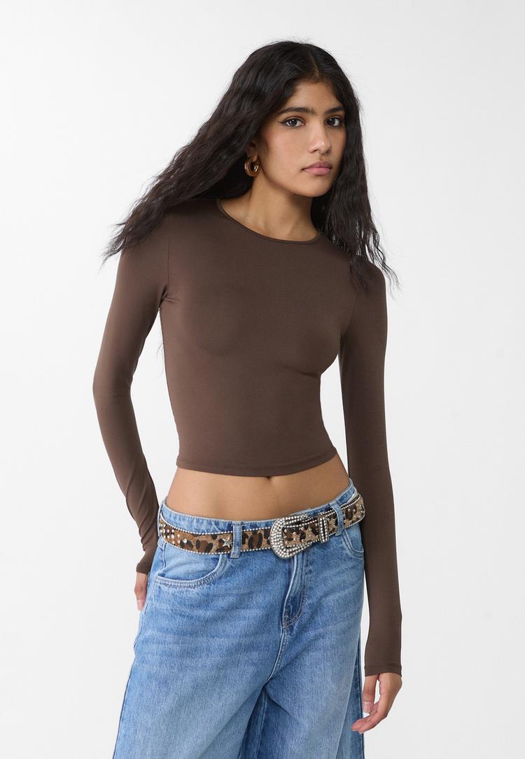 camiseta poliamida manga larga