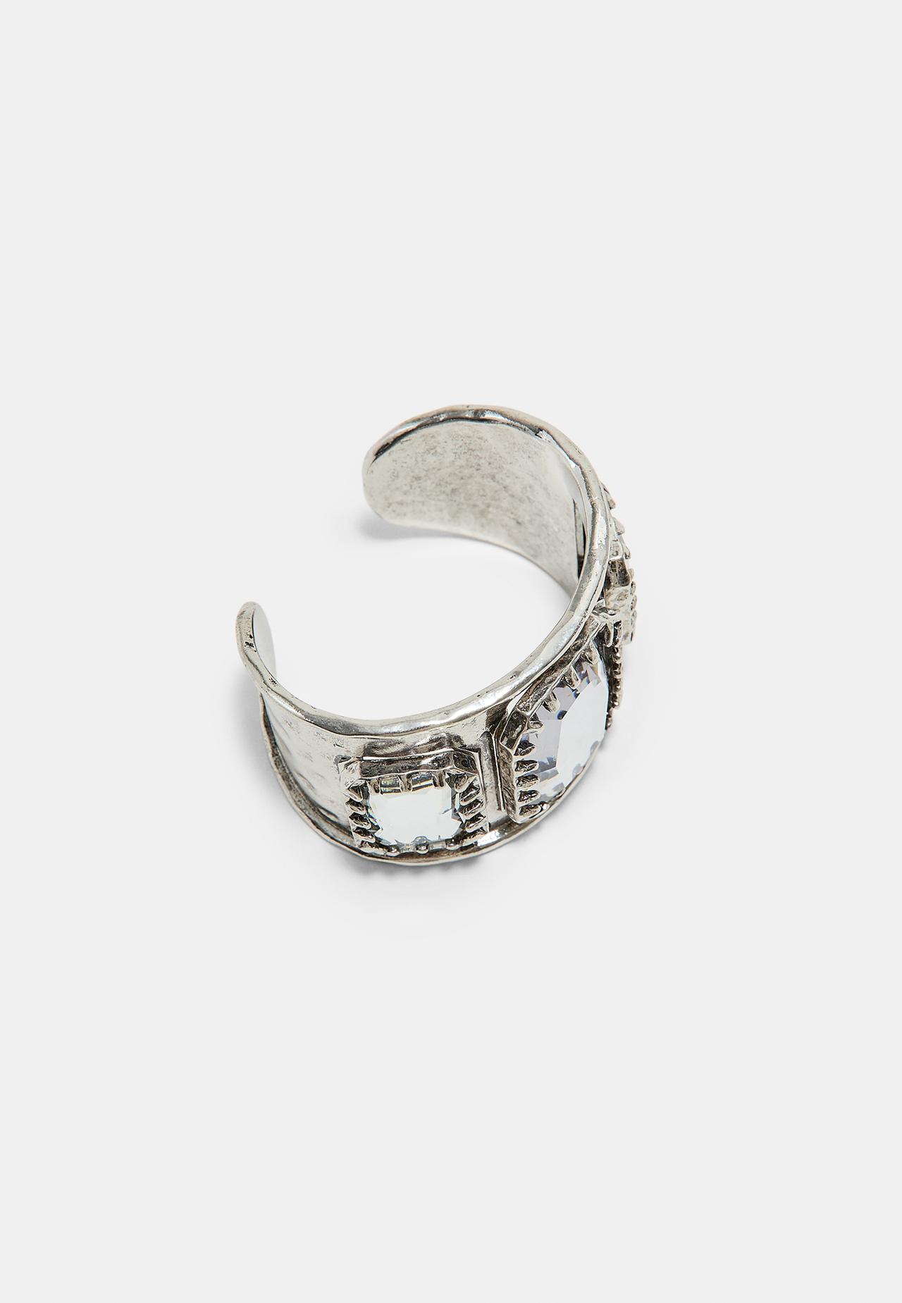Jewel bangle — Grey