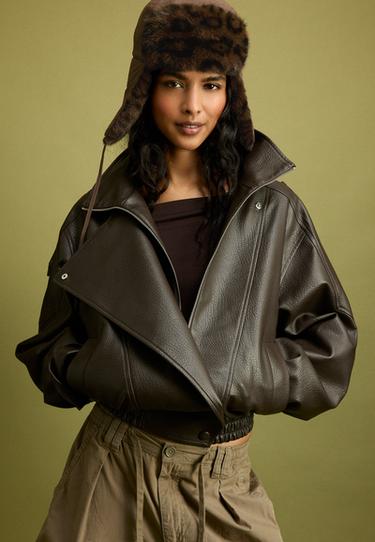 Reversible aviator hat — Brown 4