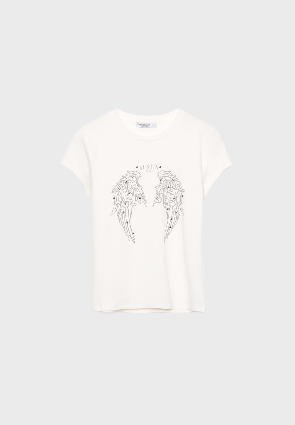 T-shirt imprimé clous
