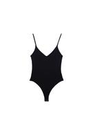 V yaka askılı body - Görsel 9