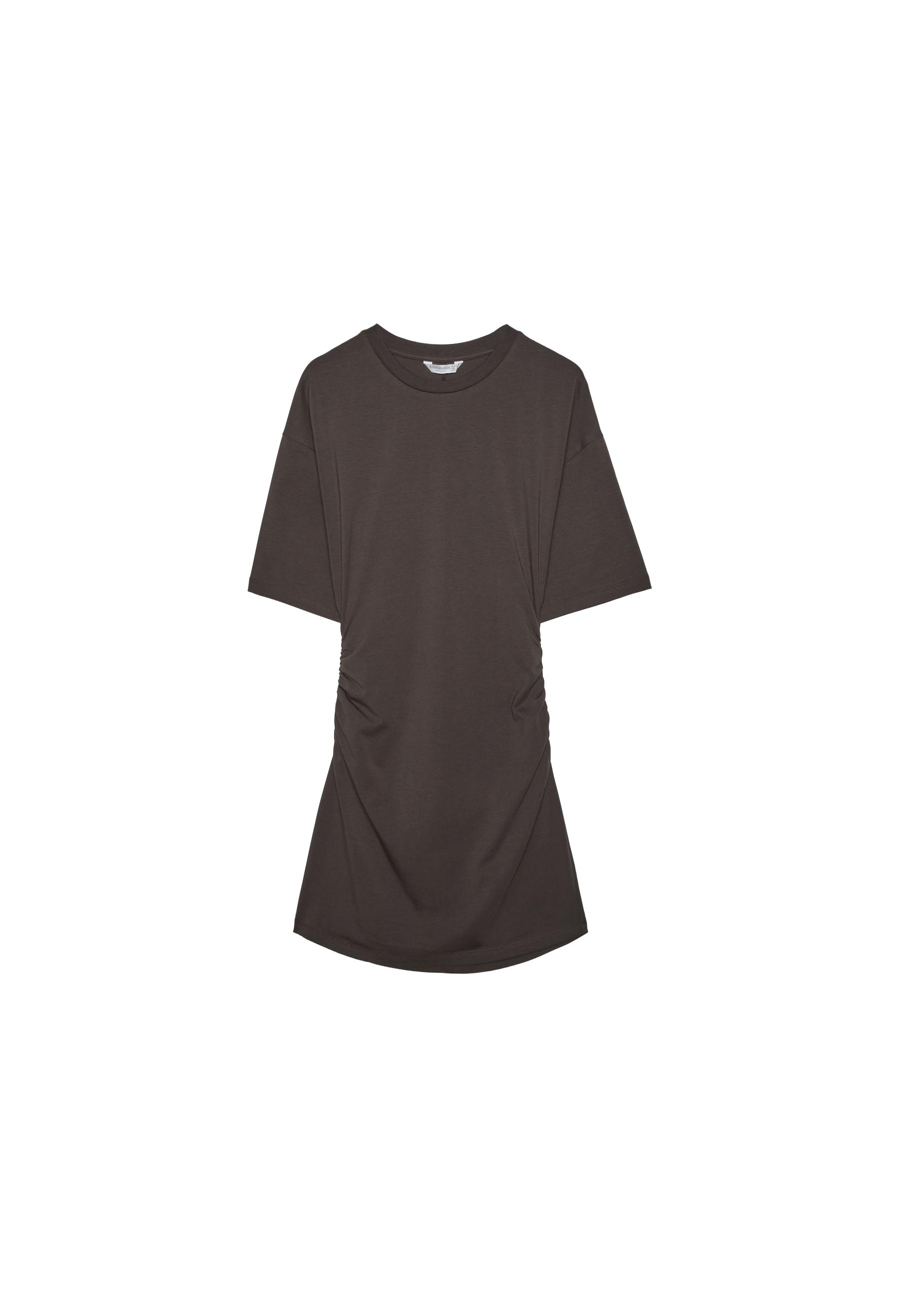 Short T-shirt dress — Brown