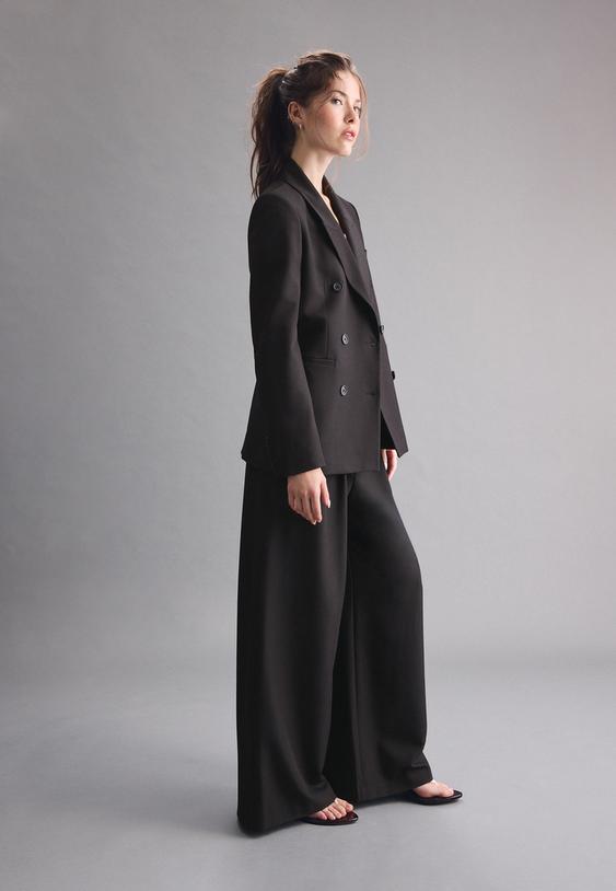 pantalon vestir wide botones ajustables