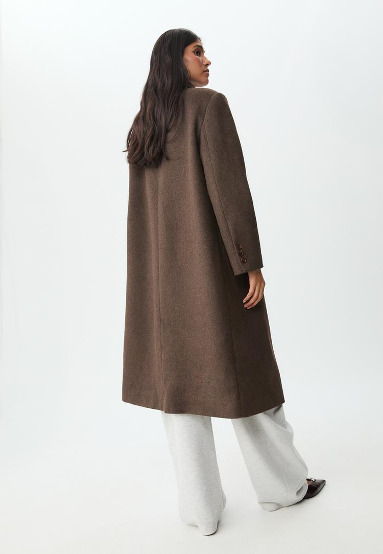 long double breasted coat