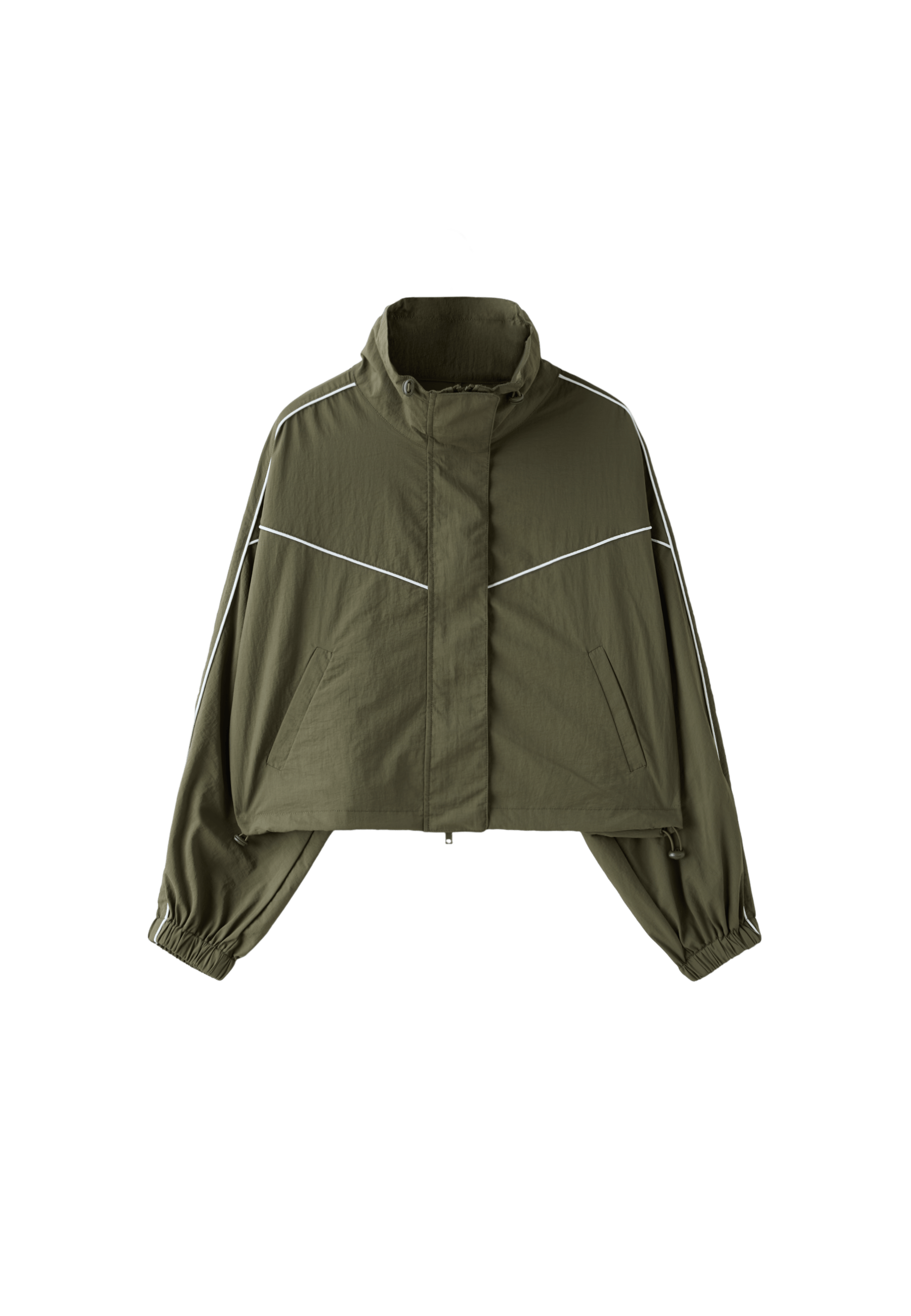 Technical windbreaker — Khaki