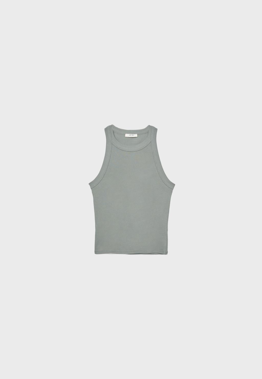 Camiseta tirantes canalé