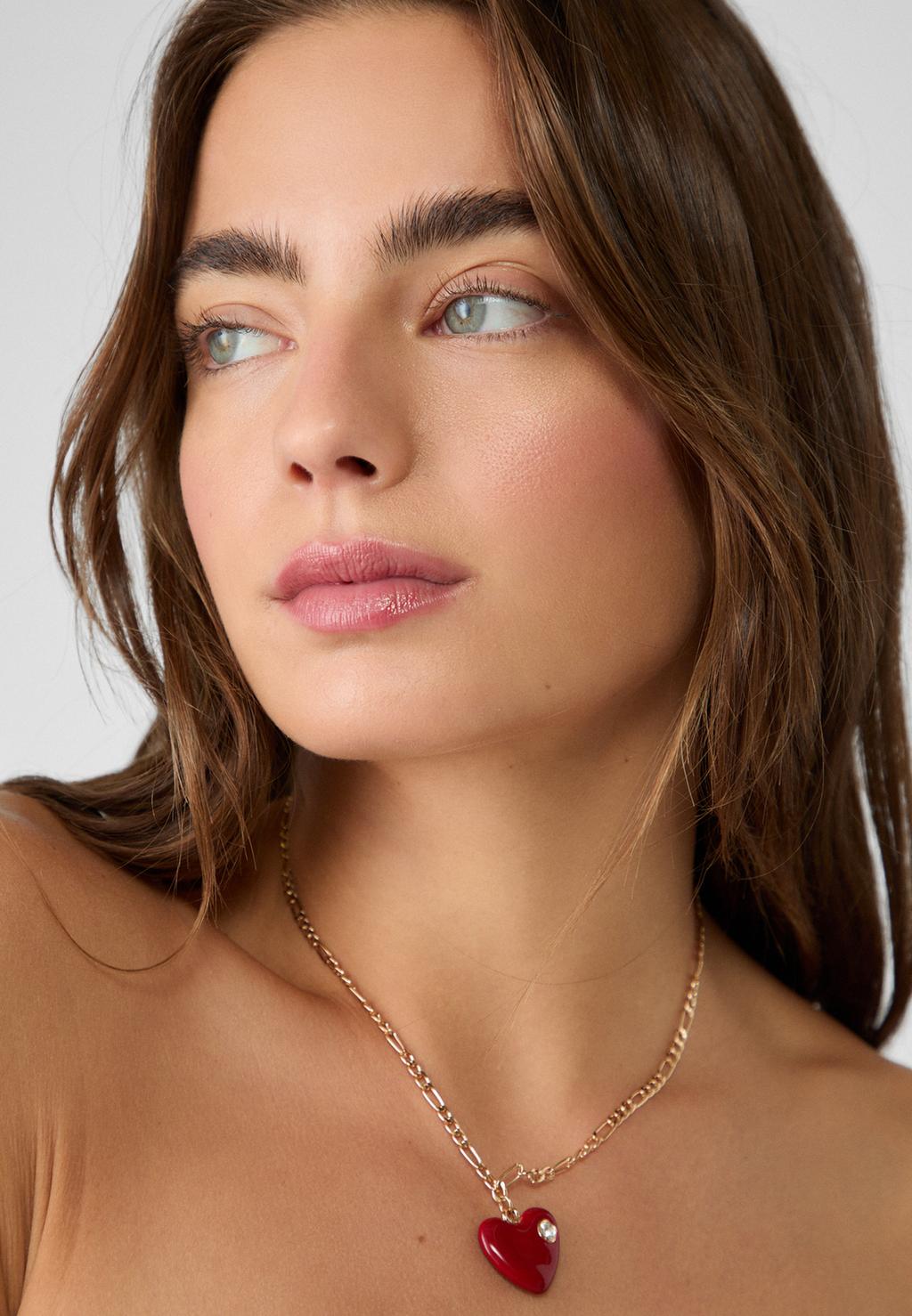 Lot de 3 colliers cœur et nœud